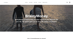 Desktop Screenshot of brainymoney.com